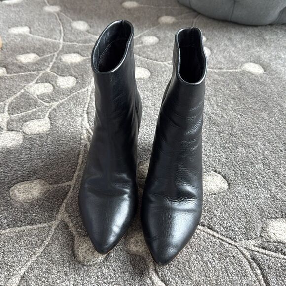 DOLCE VITA Dee Black Leather Ankle Booties, 8 - Picture 6 of 11